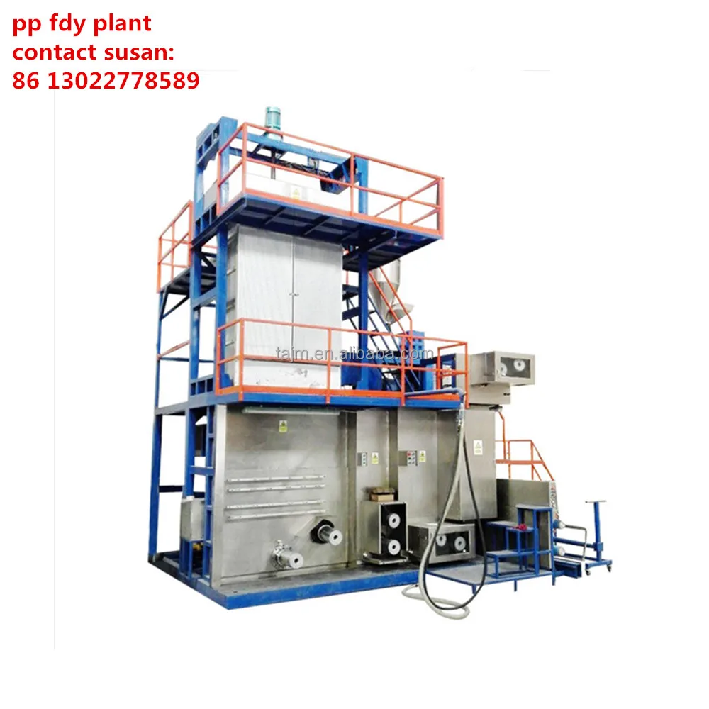 Pp bcf cf многонитевая пряжа, полипропиленовая волоконная экструзионная линия, спиннинговая машина для рисования