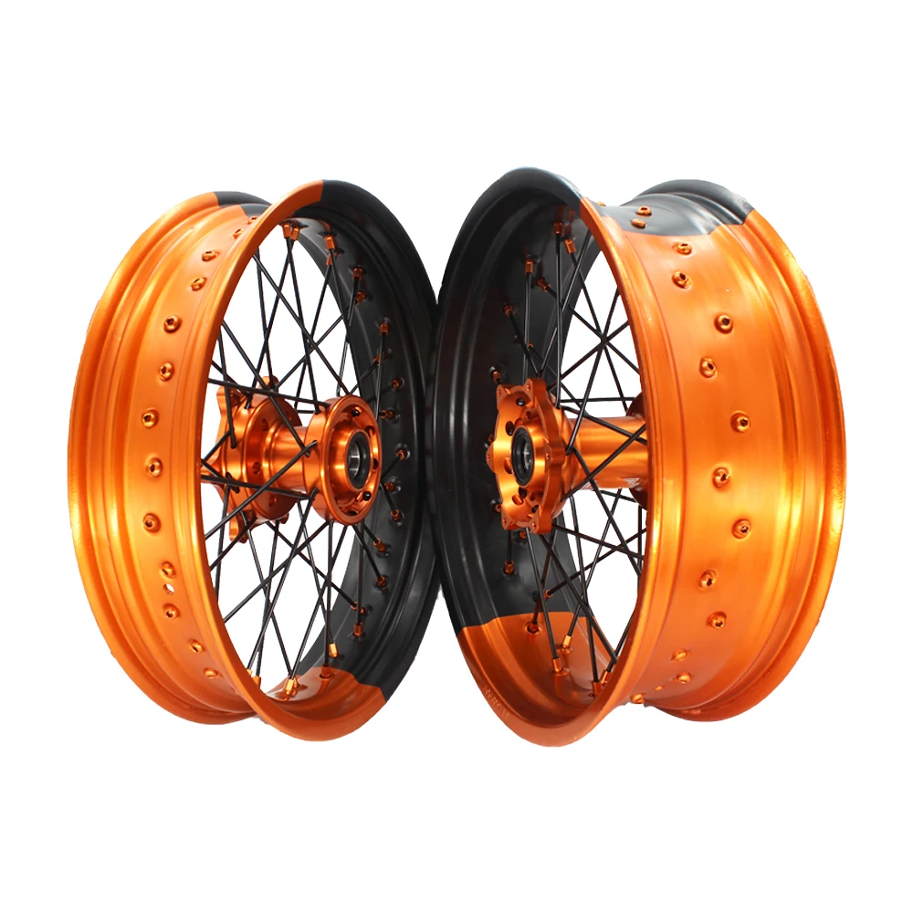 Motorcycle Supermoto Wheels Supermotard Wheel Set For Ktm Exc Sxf Sx ...