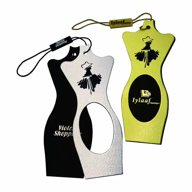 Custom Barcode Cardboard Hang Tags Price Tags for Clothes and Garments
