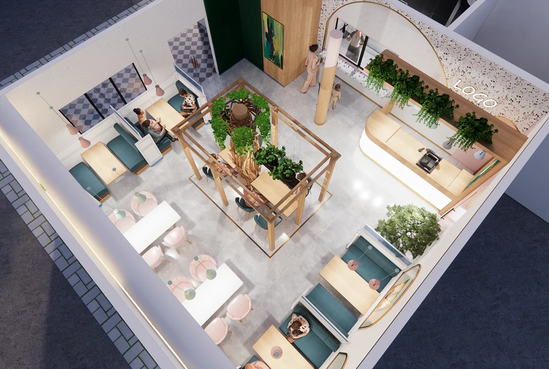 咖啡店室内设计咖啡馆设计木质酒吧柜台咖啡亭出售咖啡店展示柜 - buy