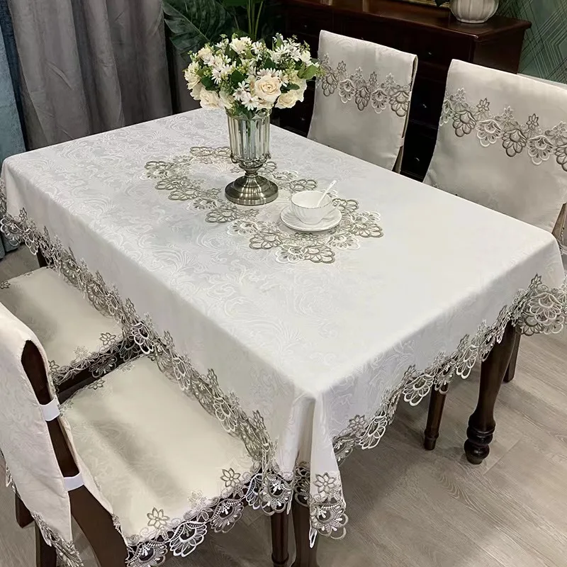 Amazon Sells Lace Tablecloths Wholesale Fabric Embroidered Linen Table Cloths Table Overlay