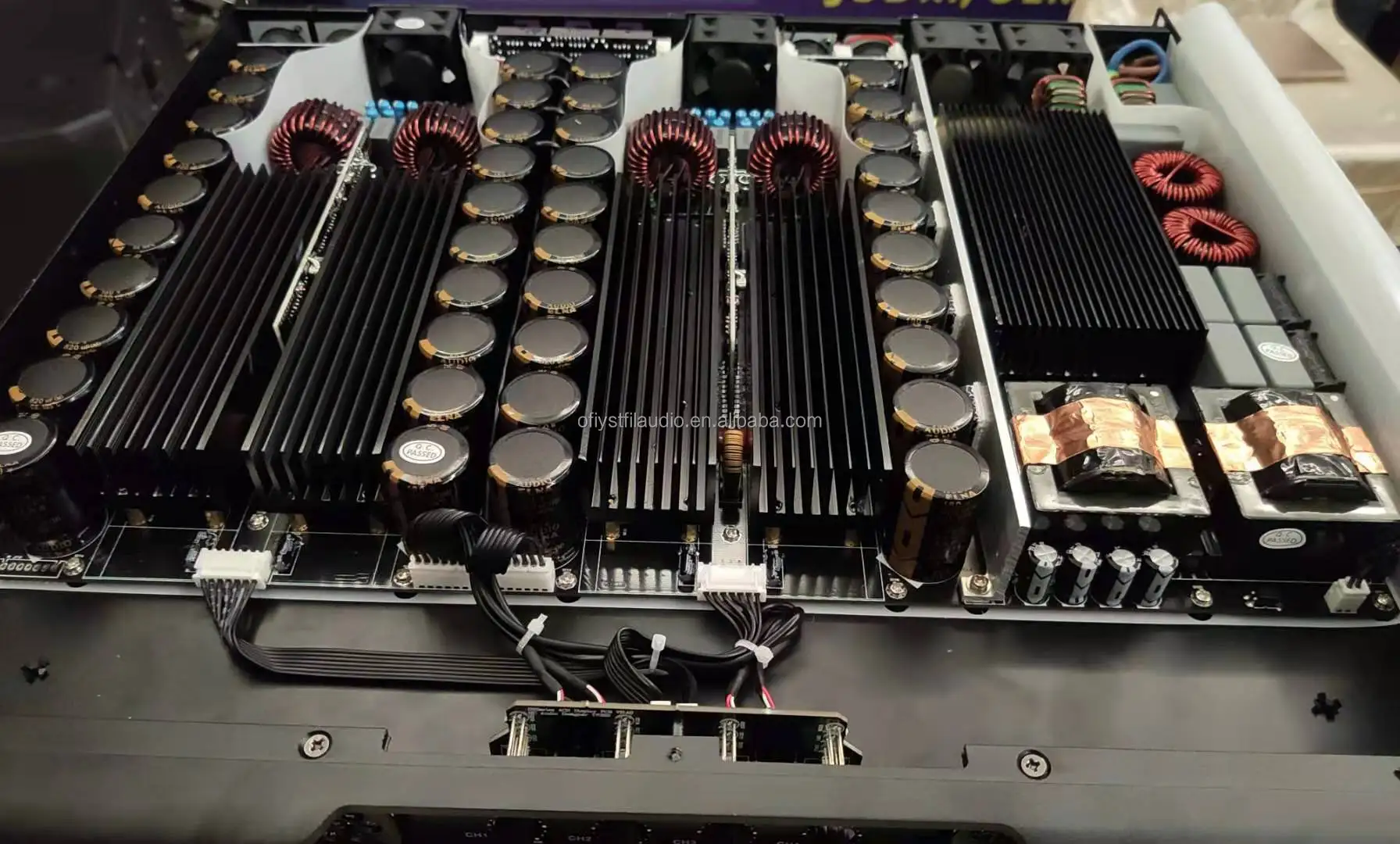 Mini Audio Class D Digital Amplifier 1u Class D 500w Light Weight Audio