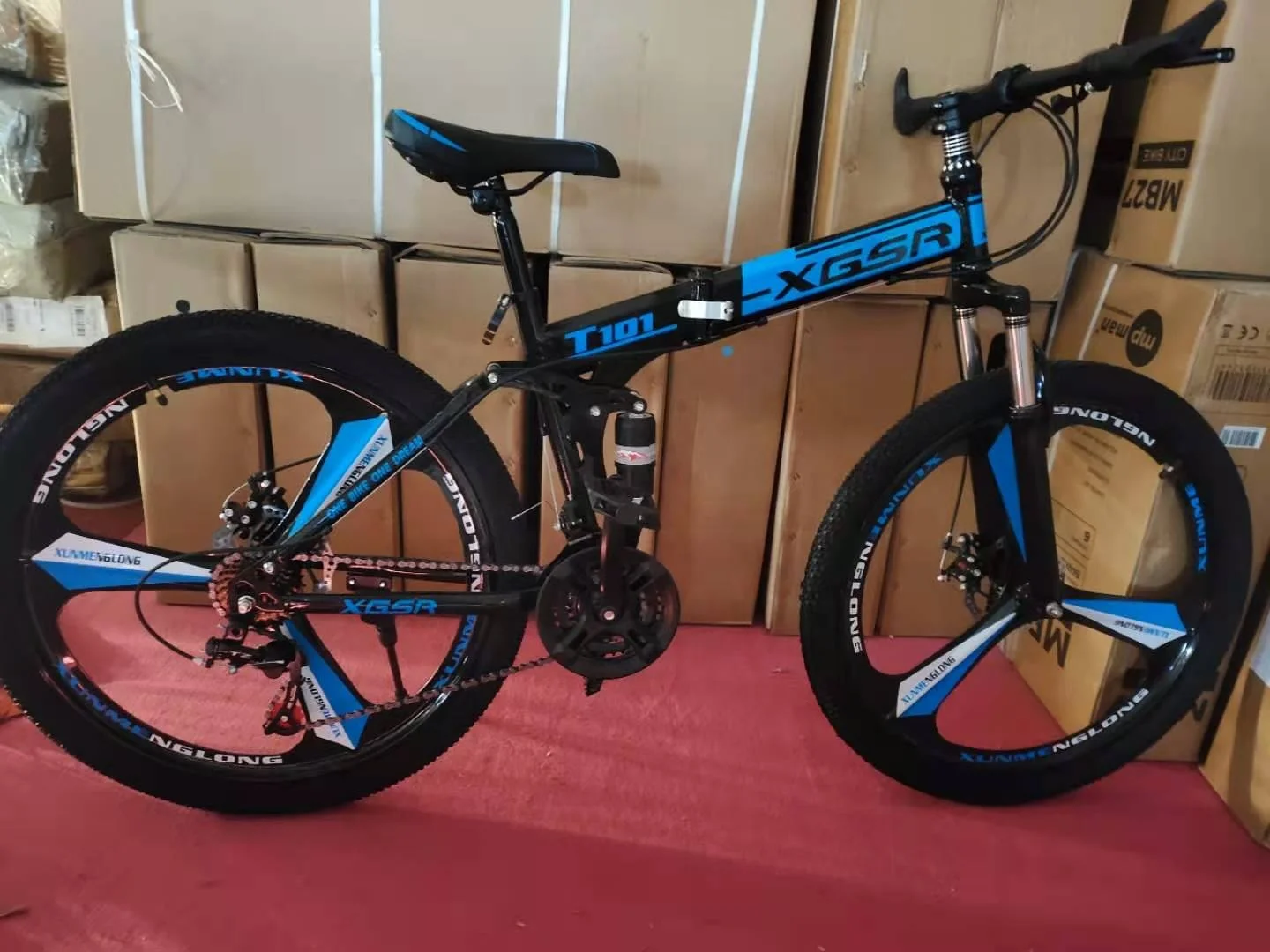 29inch Folding Mountain Bike - 21speed Disc Brake Bicycles