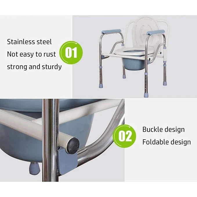 Bathroom Commode Bath Chair Wc Toilet Chair for Disabled Equipment Rehabilitation Device Bathroom Safety Equipment