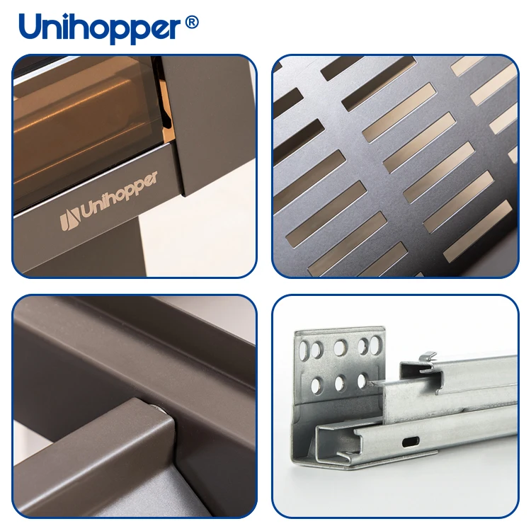 Unihopper Glass Naka Shoe Cabinet Storage Wardrobe Accessories Soft Closing Pull Out Aluminium Shoe Rack