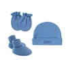 Denim blue single layer 3-piece set