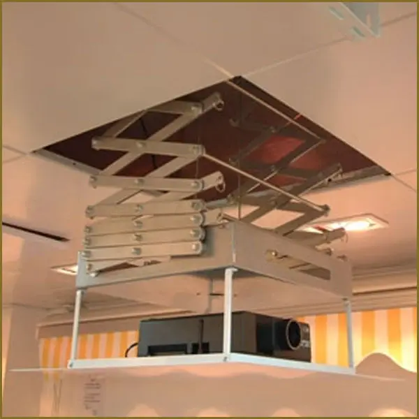100CM 150CM  Motorized Projector Ceiling Mount Lift with Remote Control Factory