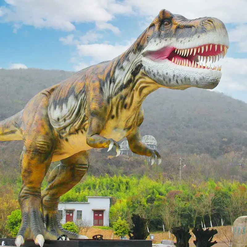 For Jurassic Park Arcade Animatronic Models Outdoor Live Size Mechanical Dinosaurs for Home Shopping Center