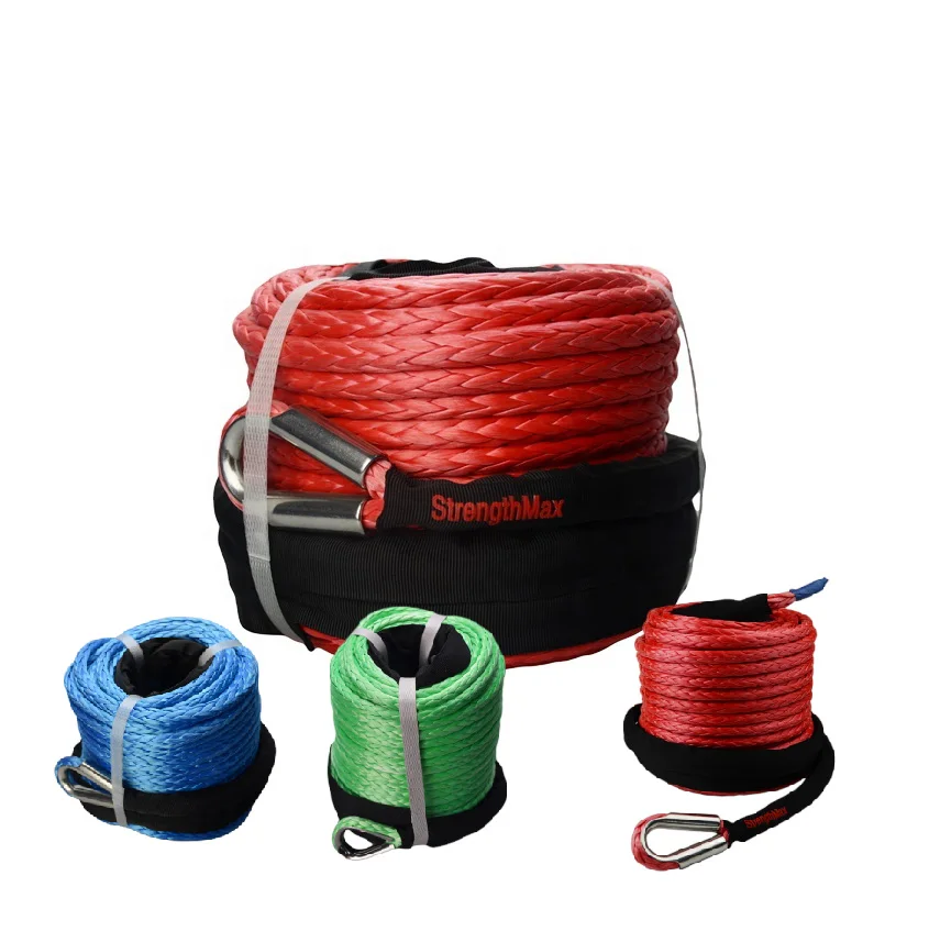 (JINLI-Rope)  Hot Selling UHMWPE /Spectra Winch line For Off Road Vehicle  SUVs ATVs