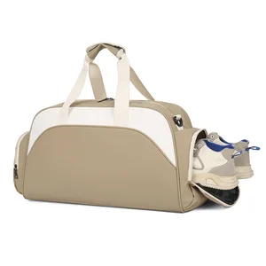 2026 Fashionable Oxford Material Fitness Travel Bag Long Short Distance Casual Luggage Dry Wet Separation Zipper Closure Letter