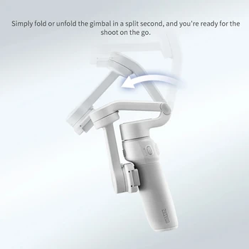 ZHIYUN Smooth Q4 3-Axis Smartphone Gimbal Stabilizer for iPhone Android Built-in Extension Rod Foldable Vlogging TikTok YouTube detail image