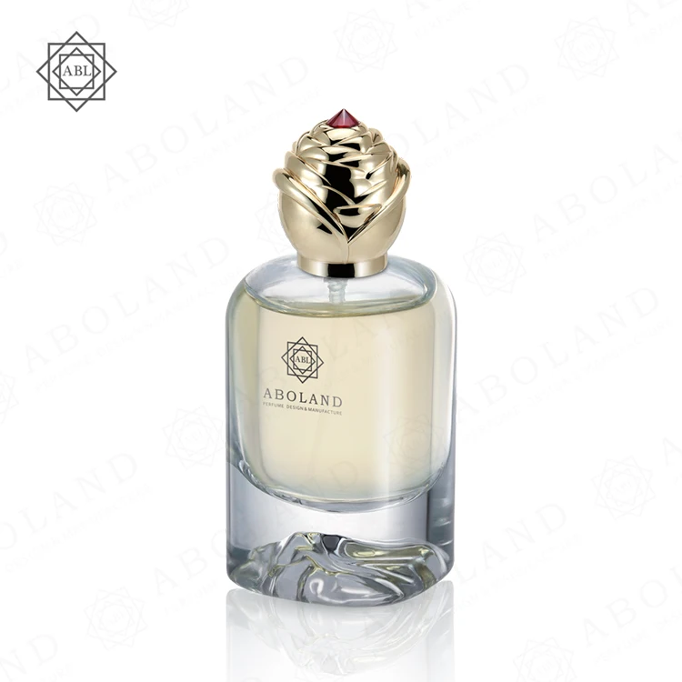 Custom Perfume Cap Flower Shaped Luxury Perfume Pump Sprayer Zamac