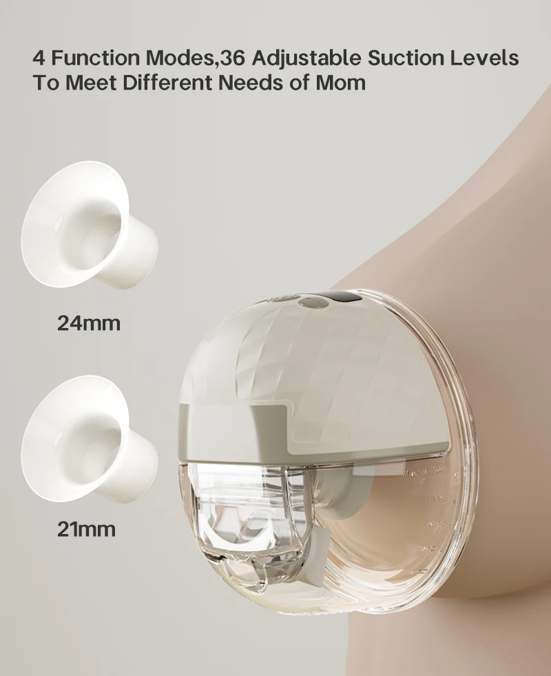 Dropship Hands Free Breast Pump, Wearable Breast Pumps With 4 Modes&12  Levels, Smart Display& Memory Function, Rechargable Electric Breast Pumps  For Breastfeeding to Sell Online at a Lower Price