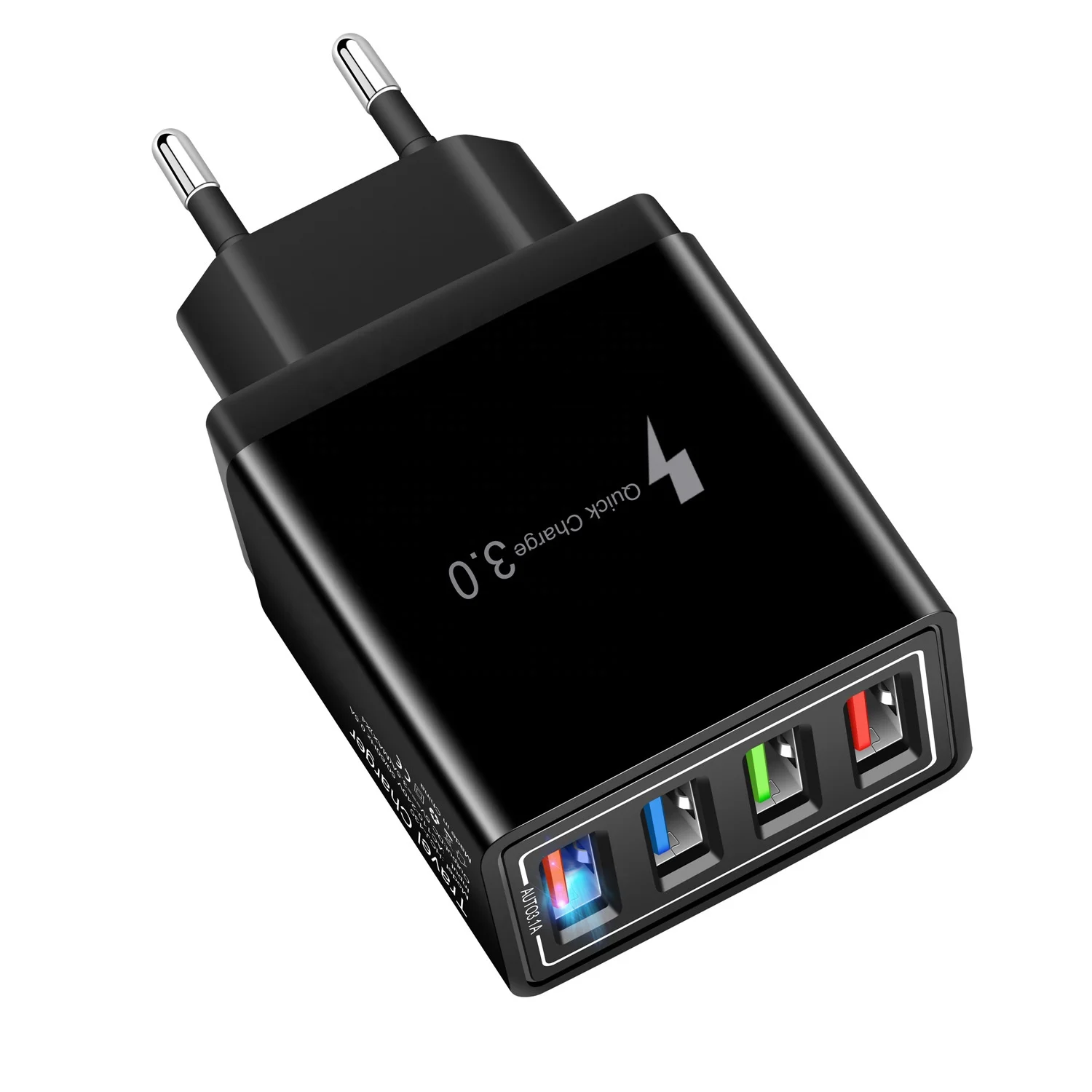 Drogon US EU UK вилка QC3.0 Быстрая зарядка 4 порта 5 в USB адаптер питания настольное настенное зарядное устройство