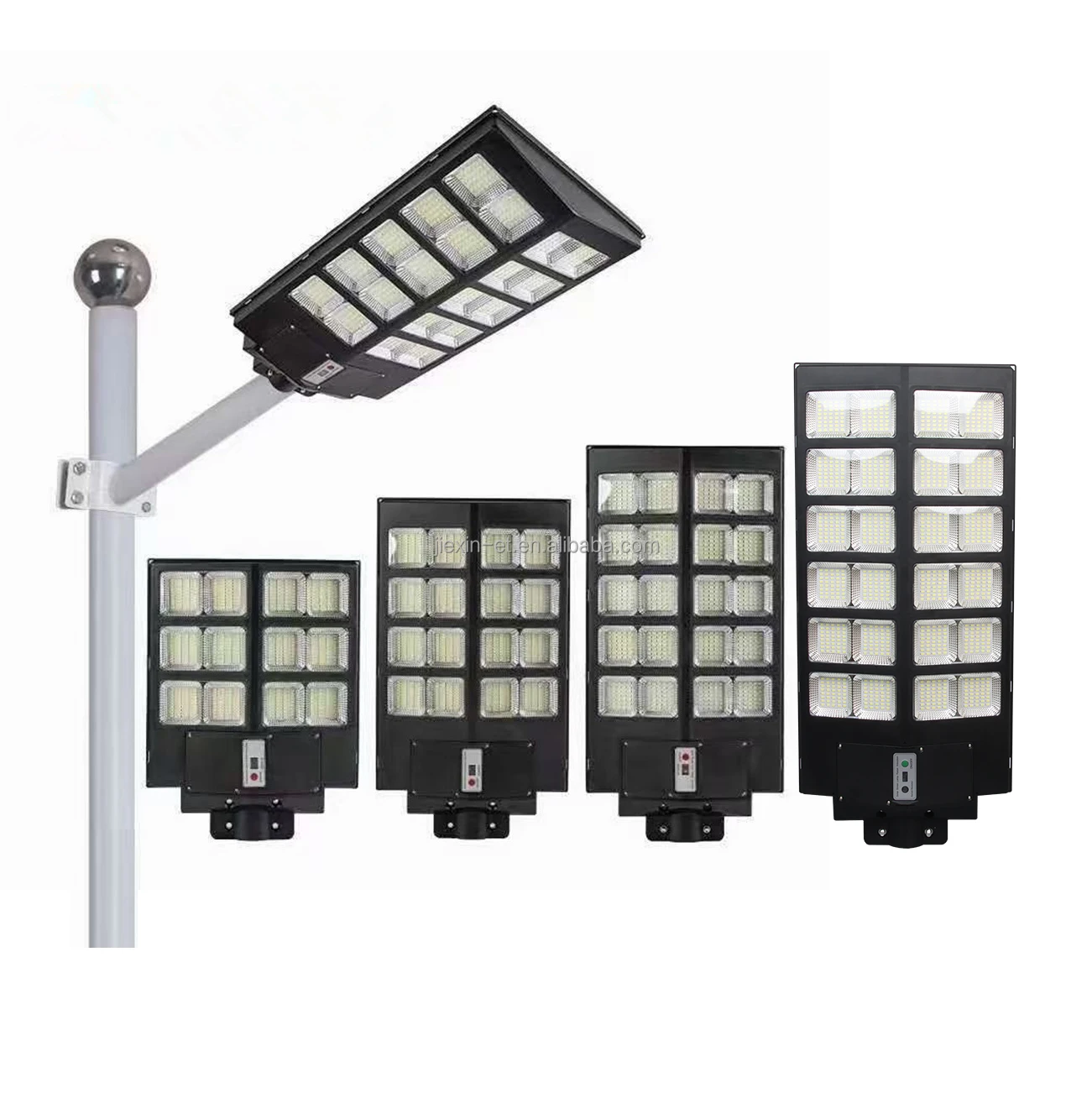 High Lumen Outdoor 120w 200w 300w 500w 800w 1000w 1200w 2000w All In One Solar Street Light With