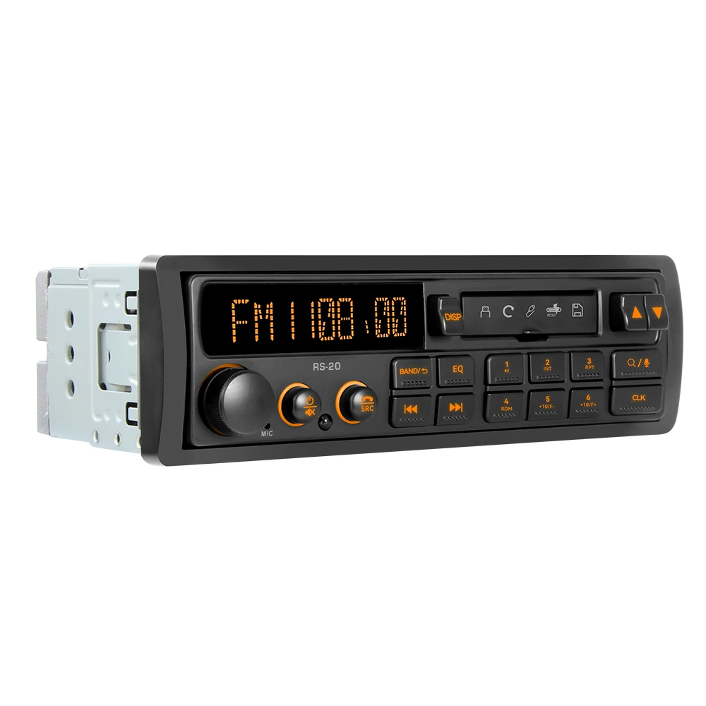 Grandnavi 1 Din MP3 Car Radio - Retro Sound & Bluetooth