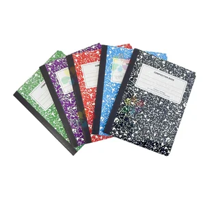 Factory Direct Sew Composition Book with Custom Cover Design Inner Paper Weight and Page Count Popular in Africa and America OEM