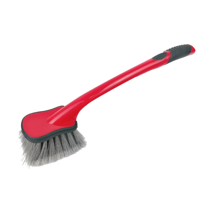 EcoClean  Customized LOGO Long Handle Car Wheel Cleaning Fender Brush