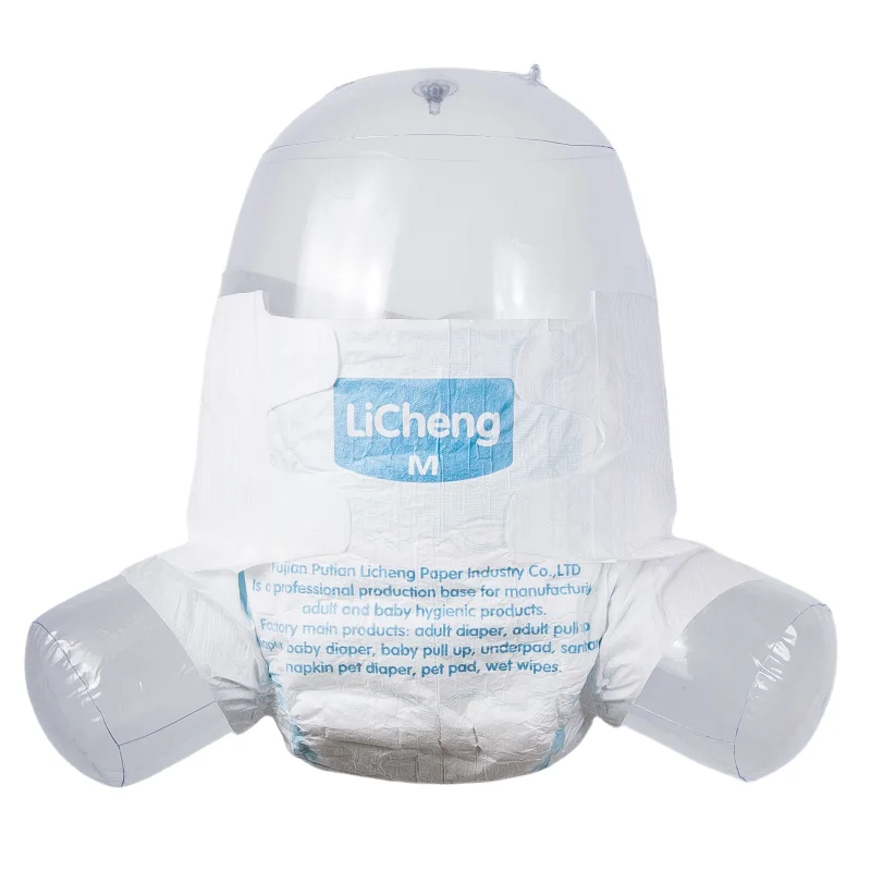 Complete in Specification Premium Custom Printed High Absorption Cleansy Adult Prefold Nappy Diaper