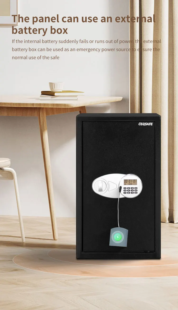 CEQSAFE CEQ Hotel Safety Deposit Mini Box With Electrical Password Key Locks Safe Box supplier