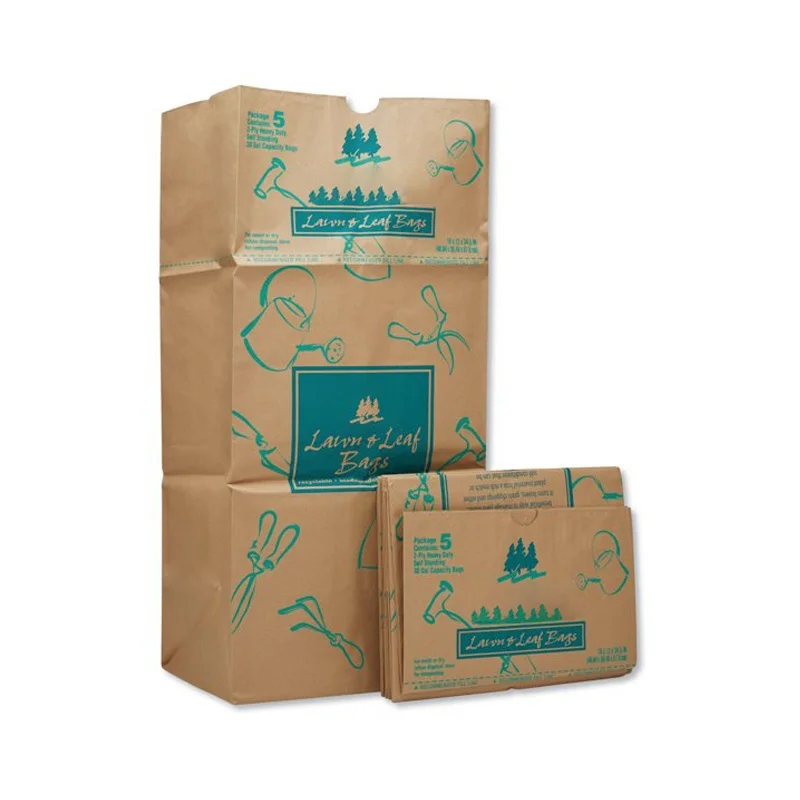 Heavy Duty Large Trash Paper Bag Tear Resistant Yard Waste Bags Eco