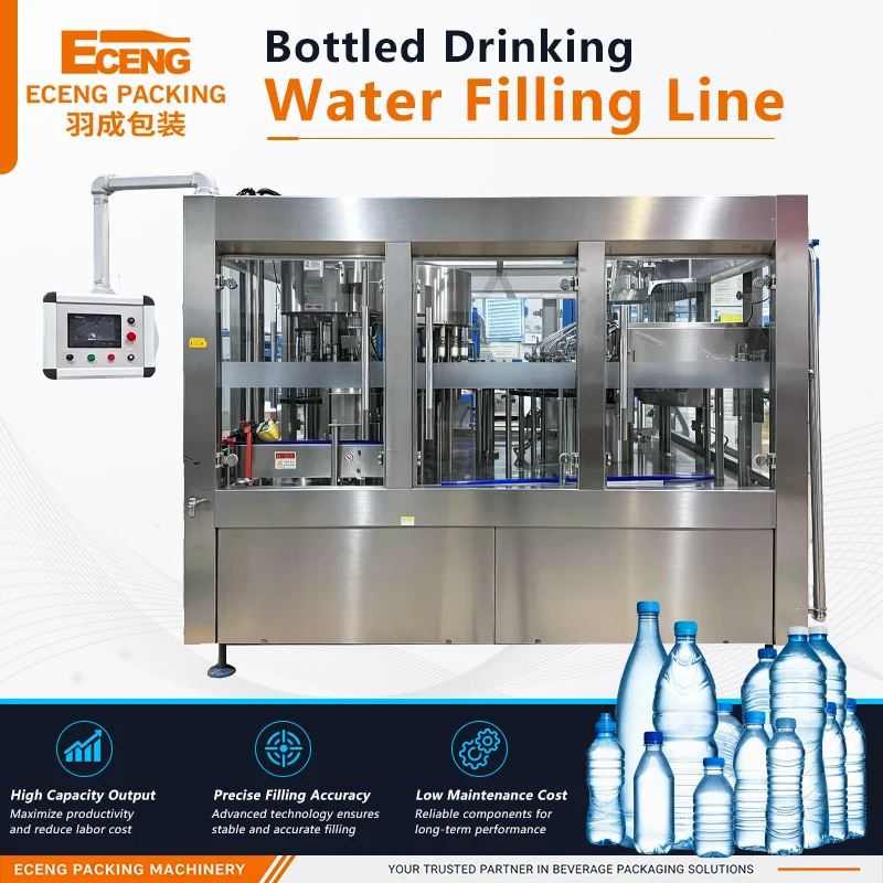 Automatic 40-40-10 Bottled Water Filling Machine for Small Water Plant