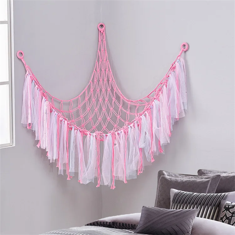 New Handmade Stuffed Animal Hammock Hammock Macrame Toy Hammock Net ...