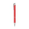 Red rod-round bead black core 10mm