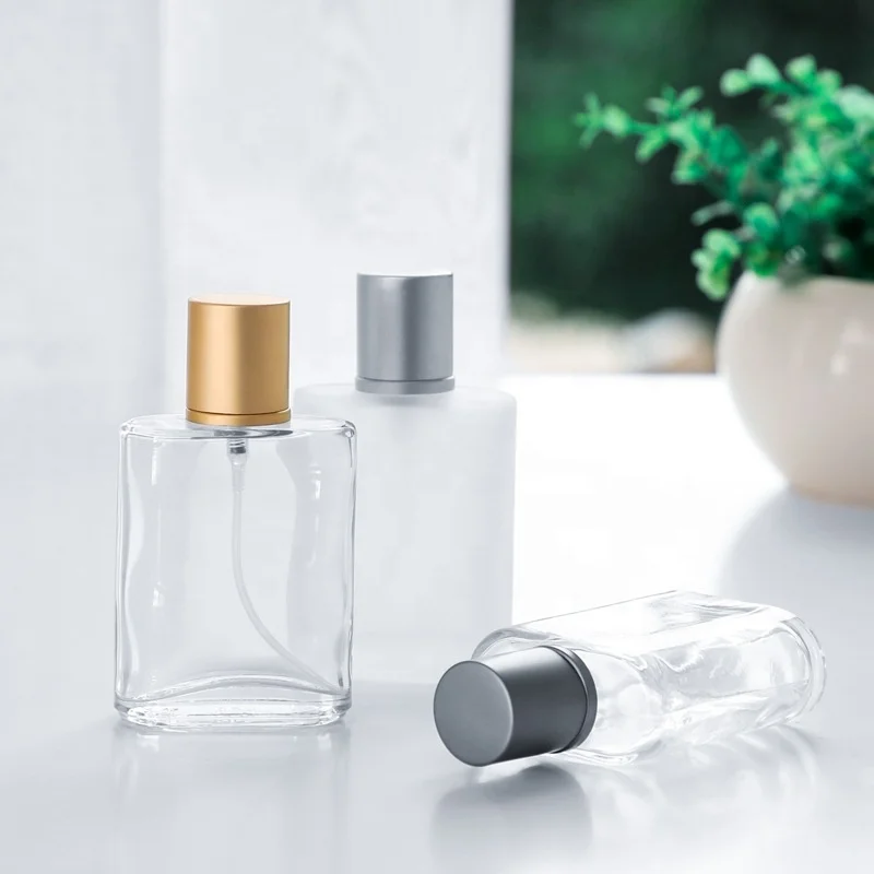 Hot Sale 30ml 50ml 100ml Cosmetic Packaging Custom Design Square Shape  Frosted Glass Perfume Bottle with Silver Black Spray Pump - China Cosmetic Packaging  Ideas, Eco Friendly Cosmetic Packaging