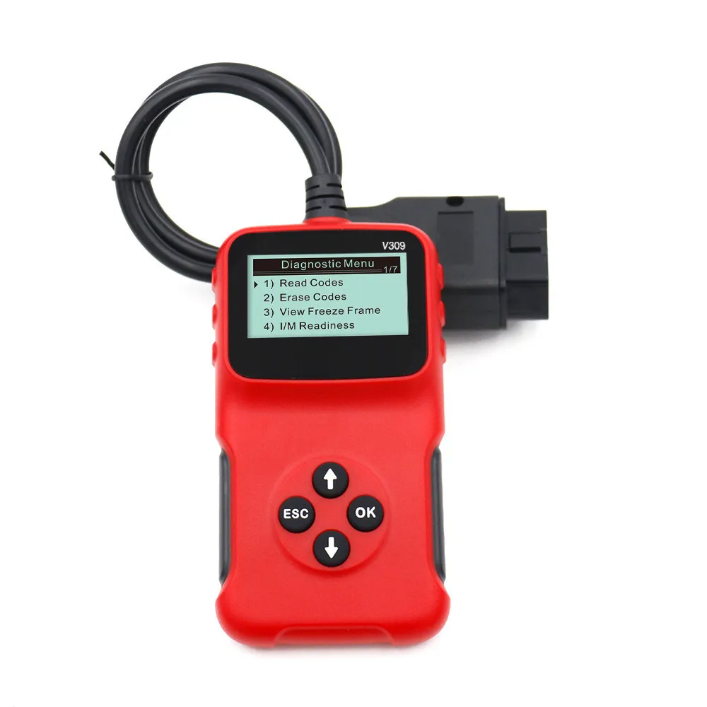 V309 OBD2 OBDII Auto Car Diagnostic Scanner - Universal Code Reader