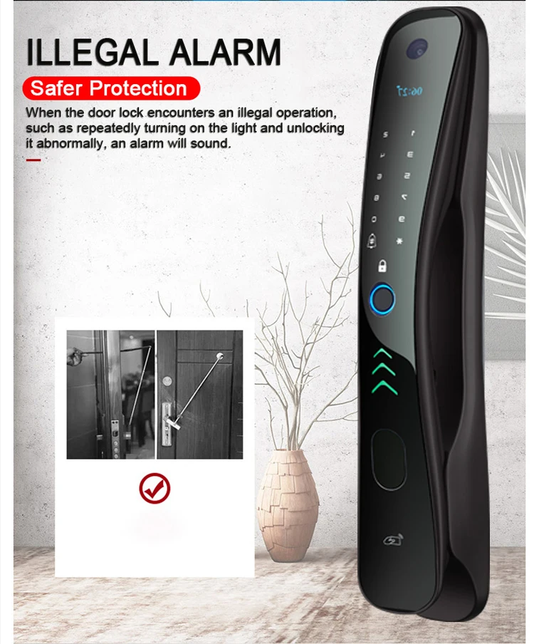 Usmart Go Smart Door Lock With Camera Smart Digital Lock New Biometric Fingerprint Lock