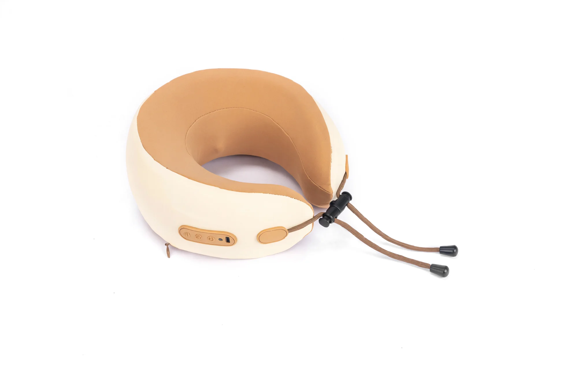 Oreiller de massage ergonomique en forme de U pour le cou avec chaleur