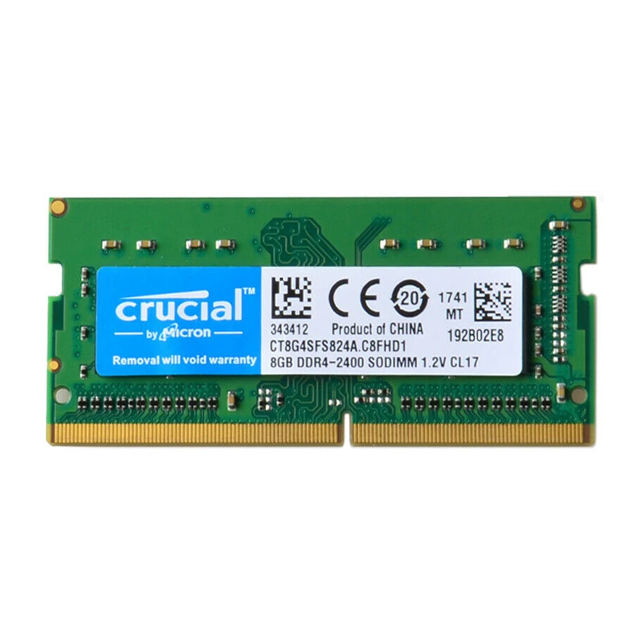 Barrette De RAM DDR4 Crucial Pour PC Portable - 8 Go Ou 16 Go - 2400/2666/3200 MHz - Garantie à Vie