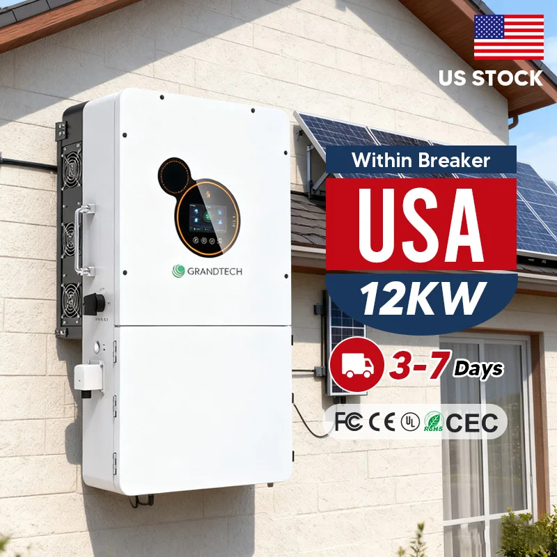 UL-sertifiointi Srne Hesp 48120u240 Invertteri 50 Hz/60 Hz 48 V Split-phase invertteri Srne 8 kW 10 kW 12 kW Hybrid-invertteri Aurinkosähkö