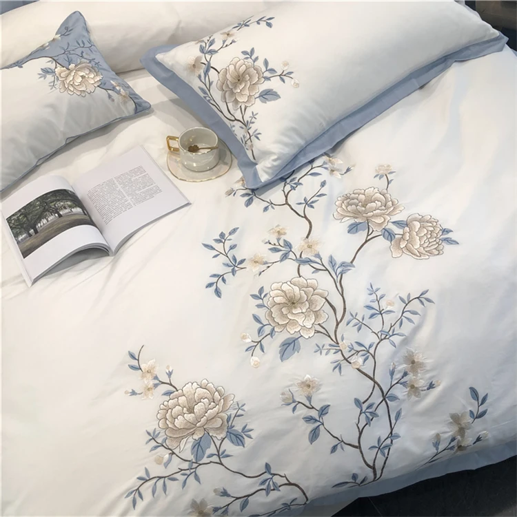 Organic Cotton Embroidery Bedding Sets Buy Embroidery Bedding Sets