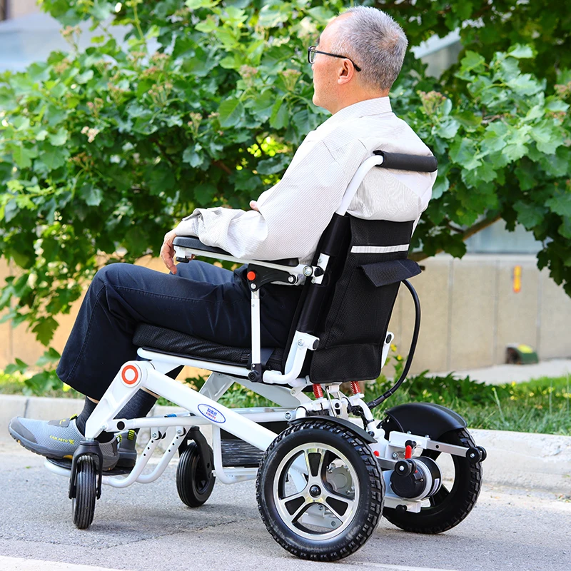 Electric Wheelchair Cart Folding Lightweight Intelligent Automatic