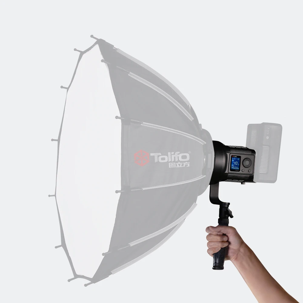 Tolifo Luce LED Fotografia PT-176S – 176 LED, Bi-Color 3500-5700K, Dimmerabile 10-100%, Batteria NP-F550 O DC, 363g, Compatta