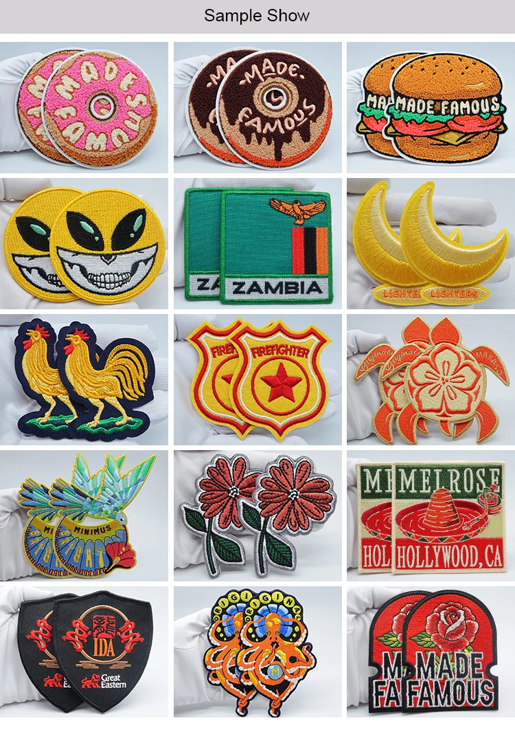 Factory Price Color English Letter Embroidery Patch Number Combination ...