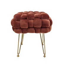 HStex 2023 Custom Wholesale Living Room Big Ottomans Foot Stool