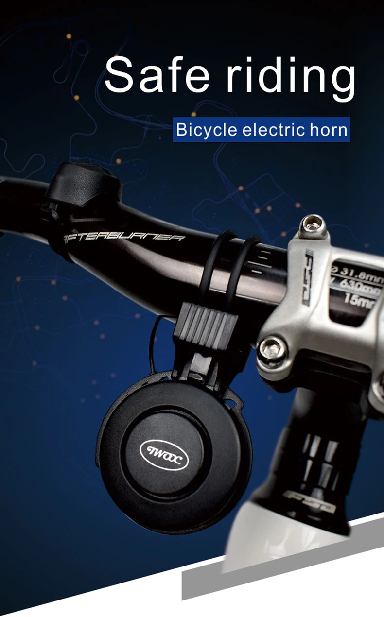 Rechargeable Electronic Bicycle Bell Twooc T002 Mtb Bicycle Horn