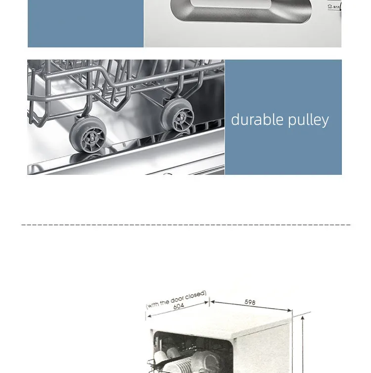 2023 New 12sets Dish Washer Machine Dishwasher On Boat Dishwashers