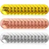 Oro, oro rosa, plata (36 piezas en total)
