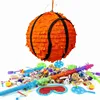 Orange+Black Basketball Pinata
