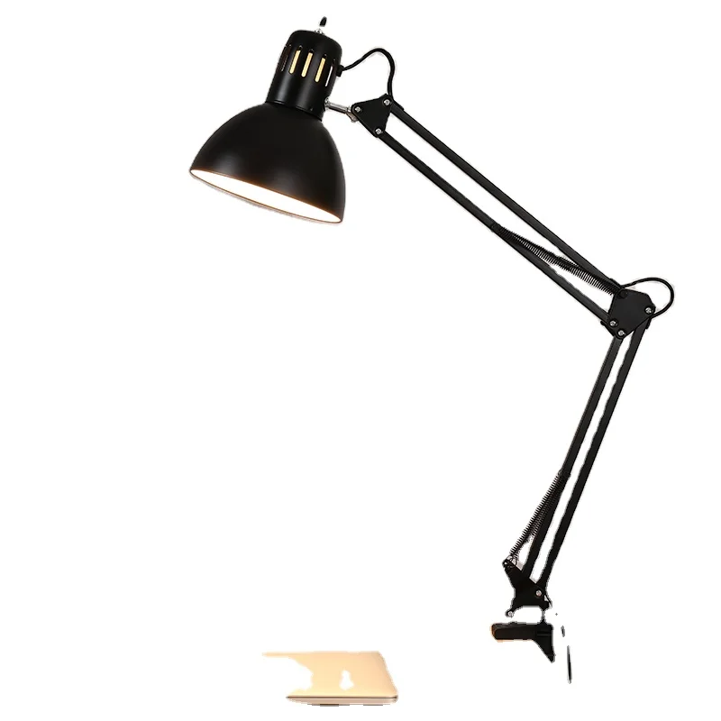 Table Lamp Led Night Light Desk Lights Home Decoration for Home Bedroom Bedside AC Metal Iron E27 Lamp with Clip