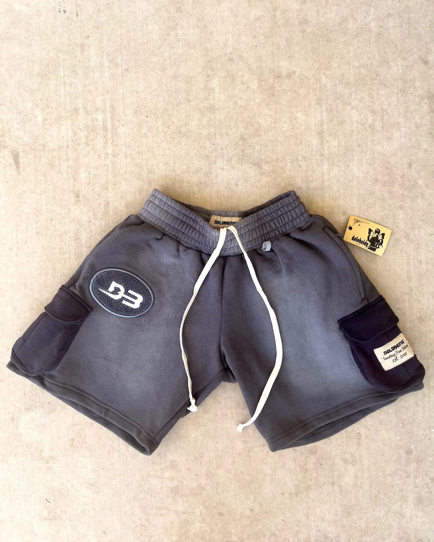 Custom Acid-wash-shorts Short Manufacturer Summer Print Sun Dye Faded Distressed Acid Wash Jogger Track Sweat Cargo Shorts Men gallery 8