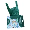 100 green bags with box