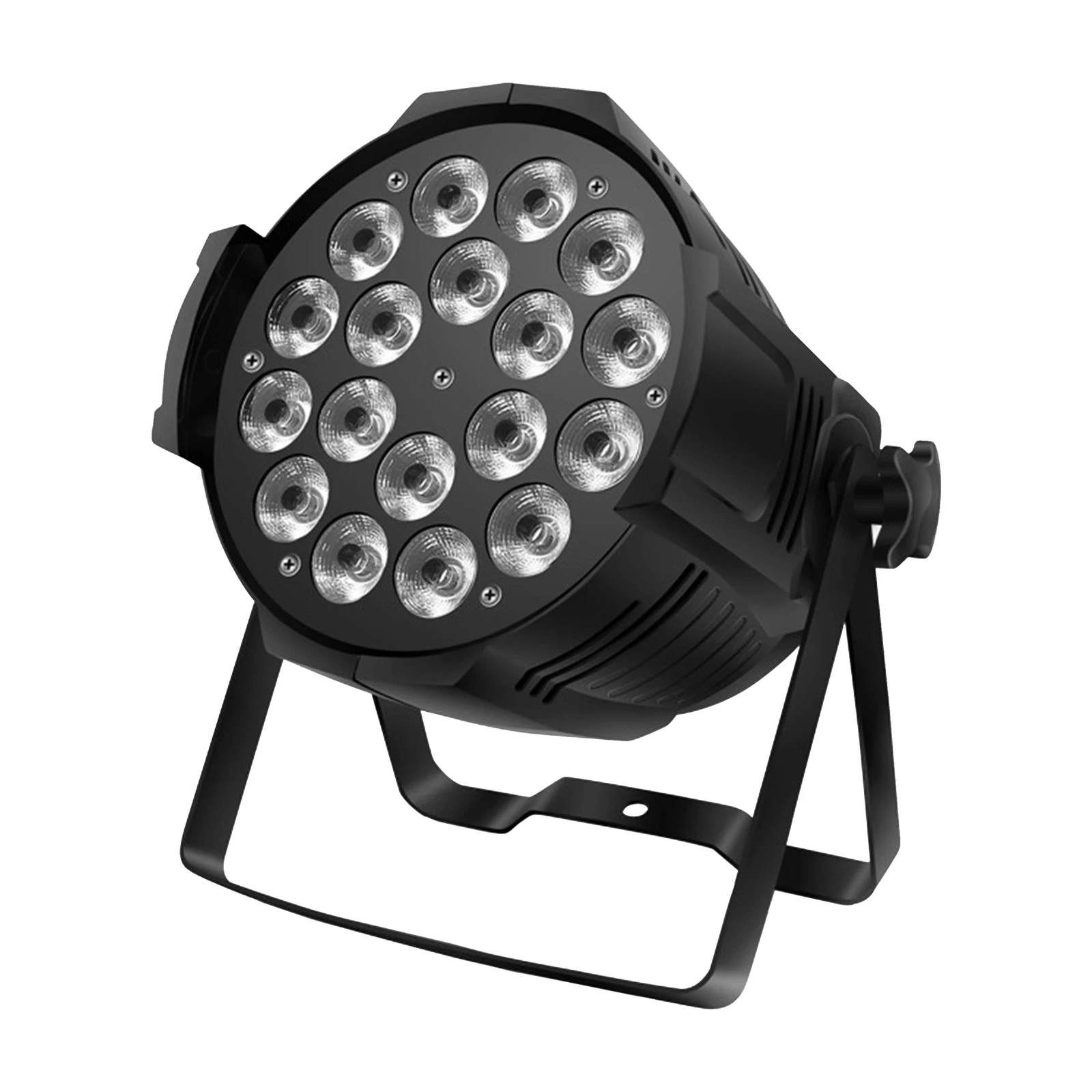 Professional 100W RGBW LED Par Light Series High Quality Full-Color 18x10W Stage Parking Spotlights White Beam DMX512 Control PC