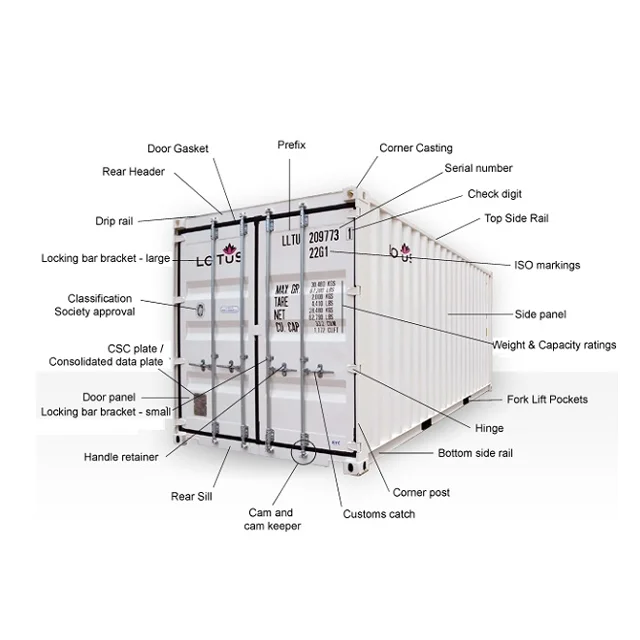 Container Corner Casting Shipping Container Bl Br Tl Tr Corner Castings