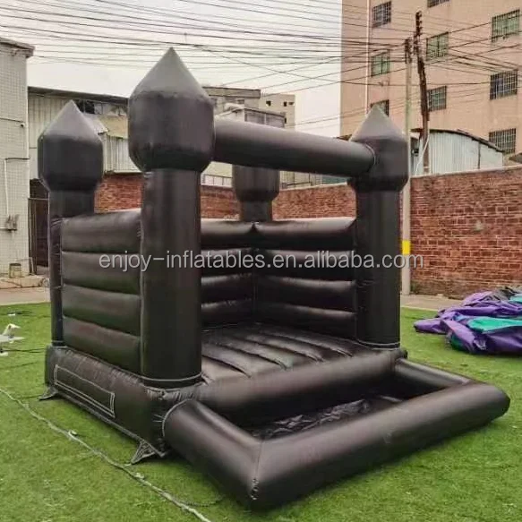 10 футов * 8 футов, 3*2,5 м, Лидер продаж, мини белый домик-батут, бассейн с шариками, маленький надувной батут-замок, дом с бассейном для детей