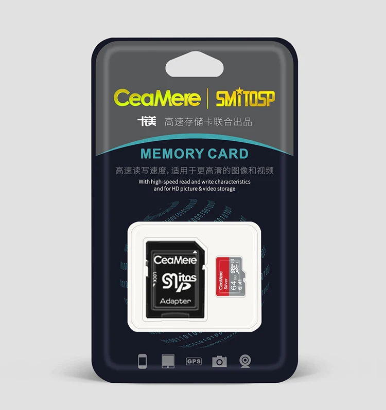 100% Wholesale 2gb 64GB 128GB 256GB Flash TF Memory Cards Class 10 U3 A1  Memory Custom Printing LOGO Micro SD Card